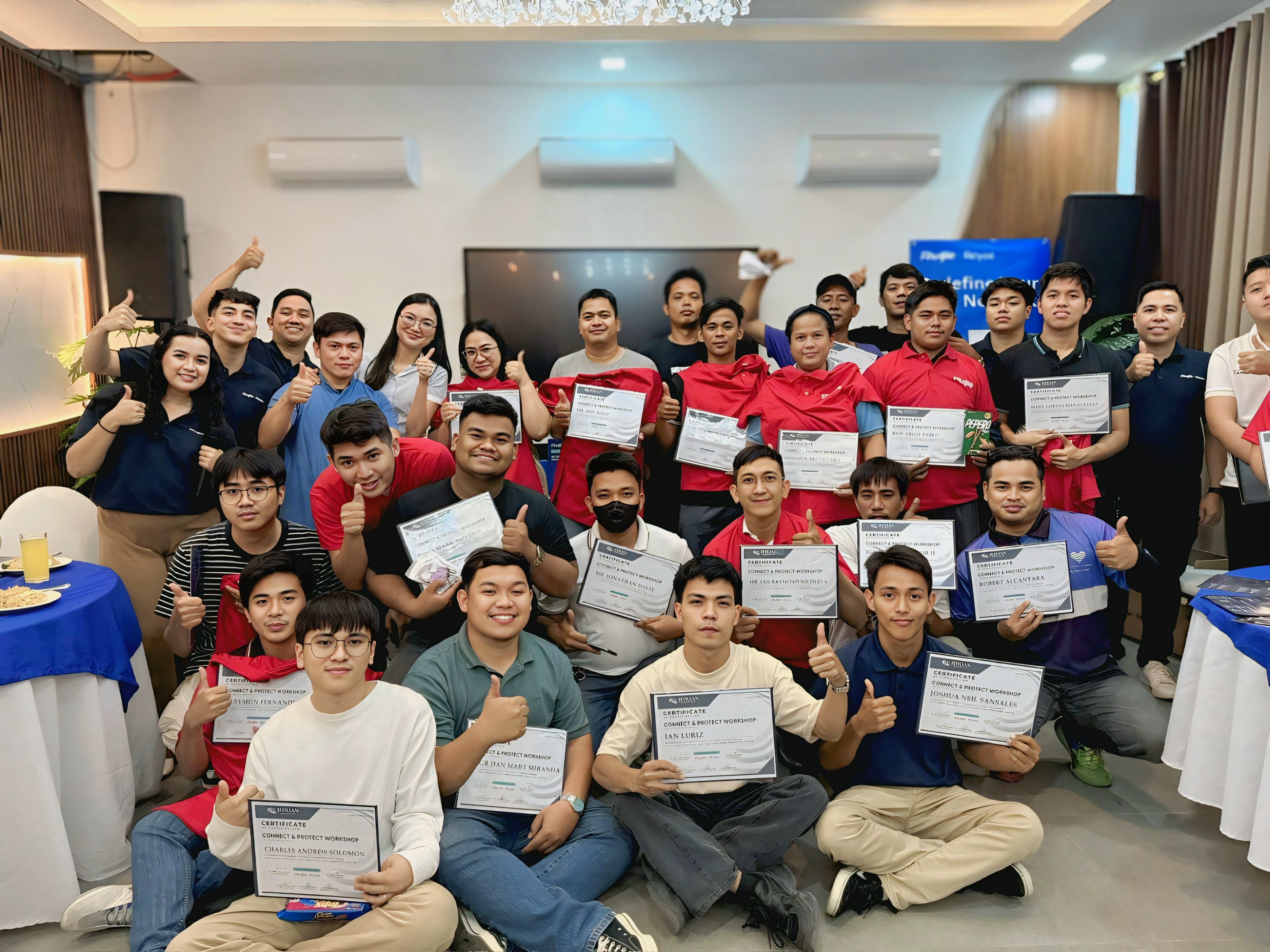 ZION team group at the Ruijie Reyee Connect & Protect Workshop, 2025