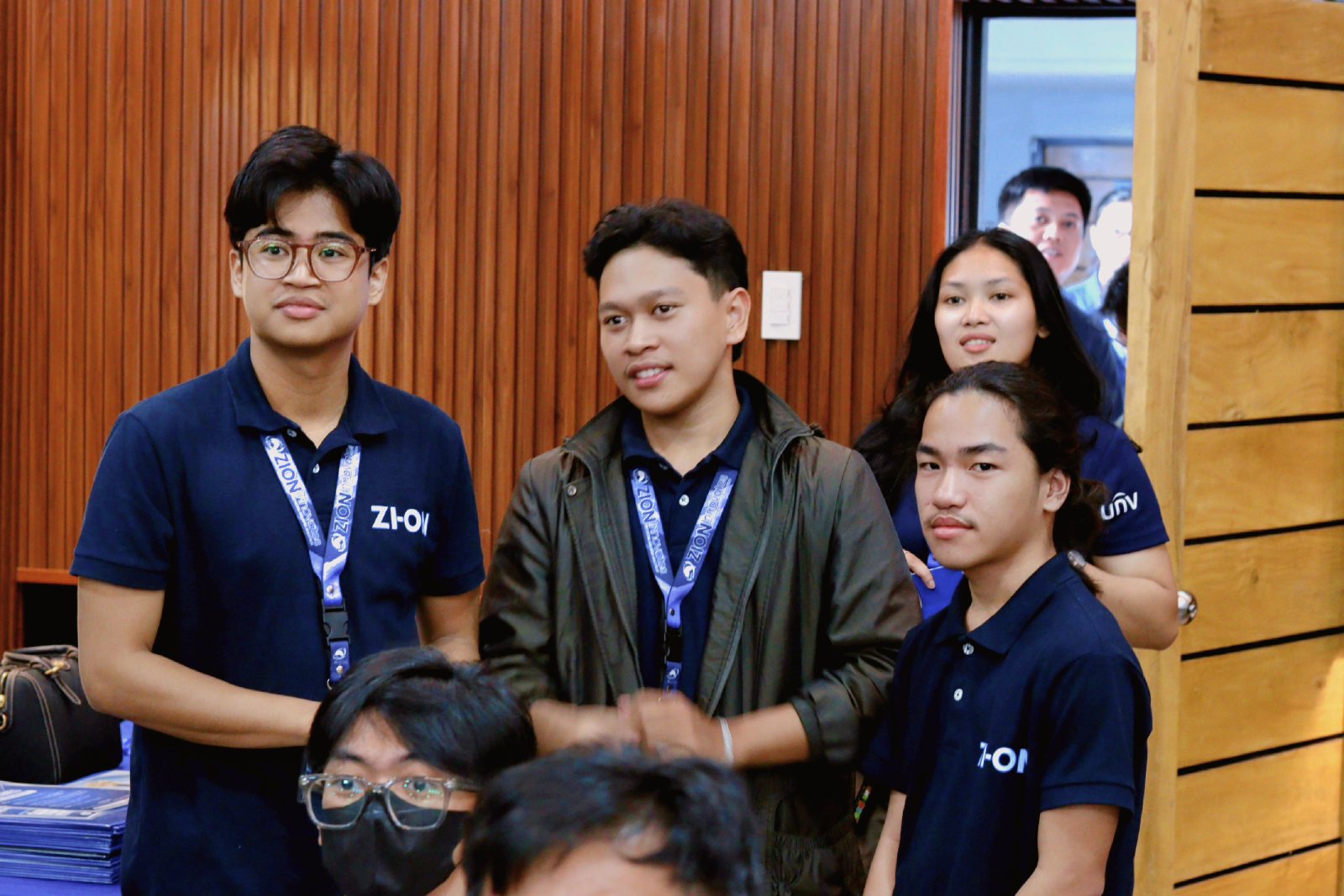 The Zion Innovates team at a company event